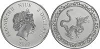 Niue 2 Dollars Elisabeth II. - Yellow Snake -