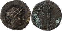  AEs 250-200 v. Chr. Lesbos Mytilene, Kopf des Apollon / Lyra ss/ss-  45,00 EUR  +  10,00 EUR shipping