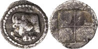 Tetrobol 470-390 - Chr.  Makedonien Akanthos, Stierprotome / quadratum ... 70,00 EUR + 10,00 EUR kargo