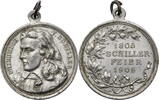 Deutschland Medaille Schillerfeier - Auf den 100. Todestag von Friedrich von Schiller -
