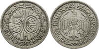 Weimarer Republik 50 Reichspfennig Kursmünze (1927-1938) -