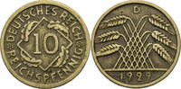 Weimarer Republik 10 Reichspfennig Kursmünze (1924-1936) -