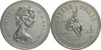 Kanada 1 Dollar Elisabeth II. (1952-2022) – 100 Jahre Calgary - Rodeoreiter -