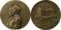 Medaille 1907 Baden Carl & Rosa Calliano - Silberhochzeit vz