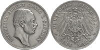 Kaiserreich, Sachsen 3 Mark Friedrich August II. (1904-1918) - Kursmünze (1908-1913) -