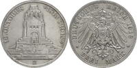 Kaiserreich, Sachsen 3 Mark Völkerschlachtdenkmal -