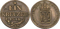 1 Kreuzer 1816 A Österreich Franz I. (1804-1835) ss