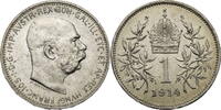 Österreich, Kaiserreich 1 Krone Franz Josef I. (1848-1916) - Kursmünze (1912-1916) -