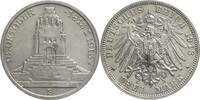 Kaiserreich, Sachsen 3 Mark Völkerschlachtdenkmal -