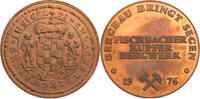 Fischbach Medaille Fischbacher Kupferbergwerk - Bergbau bringt Segen -