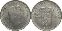 Niederlande Curaçao 2 1/2 Gulden Wilhelmina -