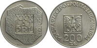 Polen, Volksrepublik 200 Zloty 30th Anniversary of People's Republic of Poland -