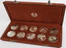 Tunesien 10 x 1 Dinar Serie Geschichte Tunesiens - Set -