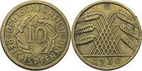 Weimarer Republik 10 Reichspfennig Kursmünze (1924-1936) -