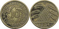Weimarer Republik 10 Reichspfennig Kursmünze (1924-1936) -