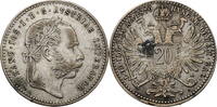 Österreich, Kaiserreich 20 Kreuzer Franz Joseph (1848-1916) - Kursmünze -