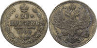 Russland, Zarenreich 20 Kopeken Nikolaus (1894-1917) - Kursmünze (1867-1914) -