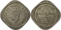 Indien 2 Annas Georg VI. (1936-1952) - Kursmünze (1946-1947) -