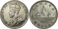 Kanada 1 Dollar George V. (1910-1936) - Voyageur Kursmünze -