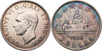 Kanada 1 Dollar George VI. (1936-1952) - Voyageur Kursmünze (1937-1947) -