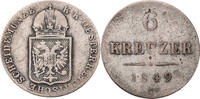 Österreich, Kaiserreich 6 Kreuzer Franz Josef I. (1848-1916) - Kursmünze -