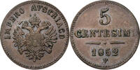RDR, Lombardei-Venedig 5 Centesimi Franz Josef I. (1848-1916) - Kursmünze -