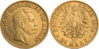 Kaiserreich, Hessen 20 Mark Ludwig III. (1848-1877) - Kursmünze -