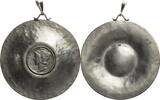 USA Medaille mit gefasstem Mercury-Dime -