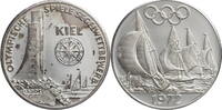 München, Kiel Medaille Auf die Olympiade in München 1972 - Segelwettbewerb in Kiel -