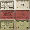 Tichau, Oberschlesien 10 Pfennig, 25 Pfennig, 1/2 Mark Komplette Serie von 3 Scheinen -
