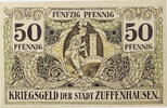 Zuffenhausen 50 Pfennig Gutschein -