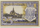 Arnswalde 25 Pfennig Gutschein über 25 Pfennig -