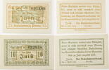 Juist 10 Pfennig, 25 Pfennig 2 Scheine - Seehund -