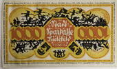 Bielefeld 1000 Mark Notgeldschein aus Leinen -