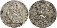Peru 1 Sol Kursmünze (1864-1916) - Lima -