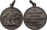 Italien Tragbare Medaille Internationaler Medizinkongress in Rom -
