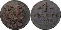 Hessen-Kassel 4 Heller Friedrich II. (1760-1785) - Kursmünze (1774-1782) -