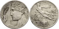 Italien, Königreich 20 Centesimi Kursmünze (1908-1935) -
