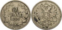 Finnland 50 Penniä Alexander II. (1855-1881) - Kursmünze -