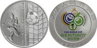 China, Volksrepublik 10 Yuan Auf die Fußballweltmeisterschaft 2006 in Deutschland -