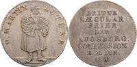 Deutschland, Sachsen Medaille 300 Jahrfeier Übergabe Augsburger Konfession -