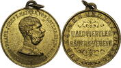 Österreich, Kaiserreich Tragbare Medaille Von Wilhelm Pittner - Huldigung des Waldviertler Bauernvereins - Franz I. Josef -