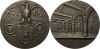 Belgien, Löwen Medaille Auf die Humanität der USA - Dank für den Wiederaufbau v. F. Vermeylen -