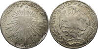 Mexiko 8 Reales Kursmünze (1824-1897) - Zacatecas - min. 15 Gegenstempel Chopmarks -
