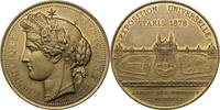 Frankreich Medaille Auf die Weltausstellung in Paris (von E.A. Oudiné/A. Dubois) -