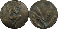 Italien, Republik Medaille Flötenspieler / Oleander von Tommaso Geraci -