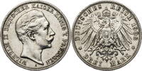 Kaiserreich, Preussen 3 Mark Wilhelm II. (1888-1918) - Kursmünze (1905-1912) -