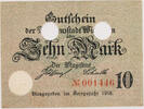 Wiesbaden 10 Mark Gutschein über Zehn Mark -