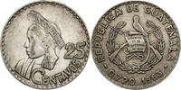 Guatemala 25 Centavos Kursmünze (1960-1964) -