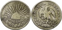 Mexiko 1/2 Real Kursmünze (1825-1869) -